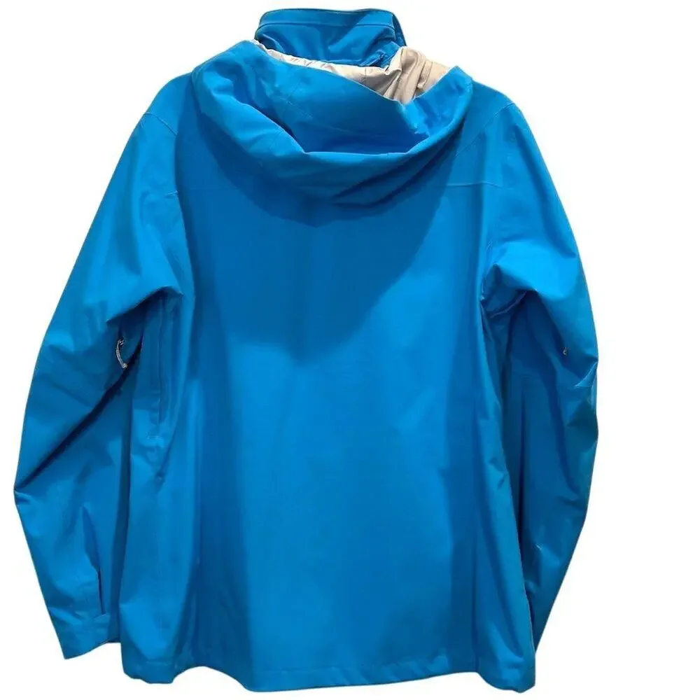 Eddie Bauer Hooded Shell Jacket‎ Women'sSize L Blue Casual Weatheredge - Picture 3 of 14